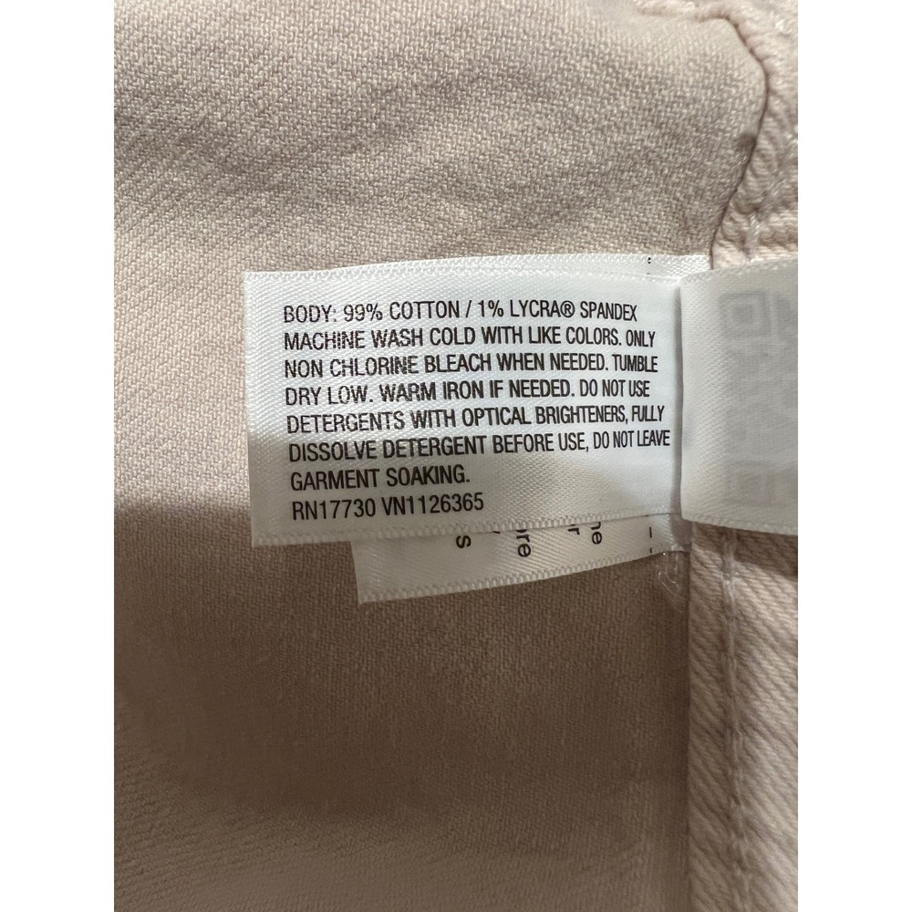 Universal Thread Womens Sailor Wide Leg High Rise Jeans Cream Beige 16 Regular - Picture 8 of 13